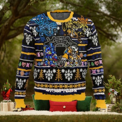 Digimon 2024 Holiday Gift Ugly Christmas Sweater