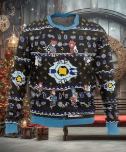 Digimon Characters Ugly Christmas Sweater Gift For Men And Women