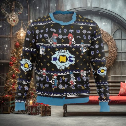 Digimon Characters Ugly Christmas Sweater Gift For Men And Women