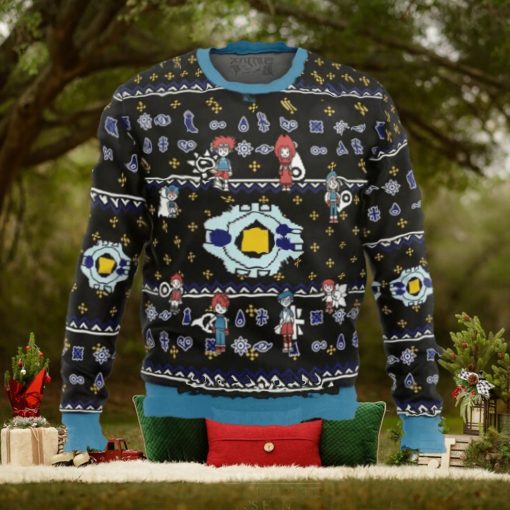 Digimon Characters Ugly Christmas Sweater Gift For Men And Women