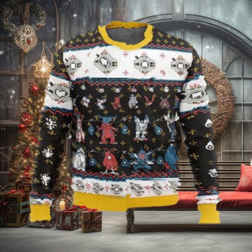 Digimon Sprites Ugly Christmas Sweater Gift For Men And Women