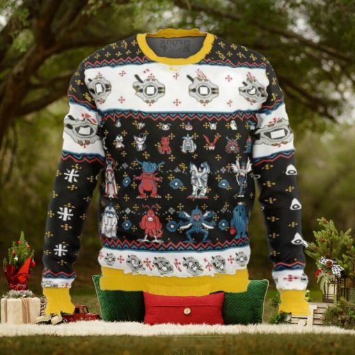 Digimon Sprites Ugly Christmas Sweater Gift For Men And Women