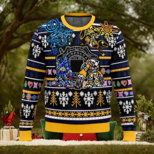 Digimon Ugly Christmas Sweater