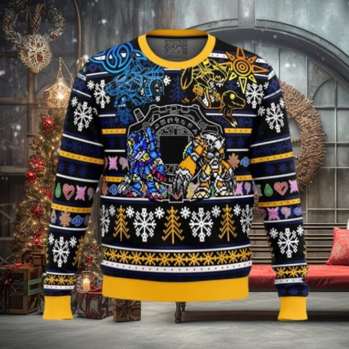 Digimon Ugly Christmas Sweater