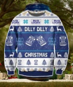 Dilly Dilly Bud Light Knitting Ugly Christmas Sweater Perfect Holiday Gift