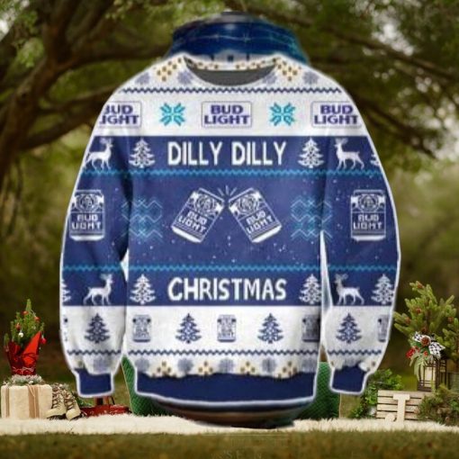 Dilly Dilly Bud Light Knitting Ugly Christmas Sweater Perfect Holiday Gift