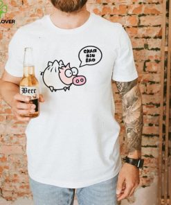 Dim Sum Char Siu Bao Funny Pig Design Unisex T Shirt