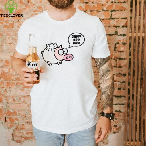Dim Sum Char Siu Bao Funny Pig Design Unisex T Shirt