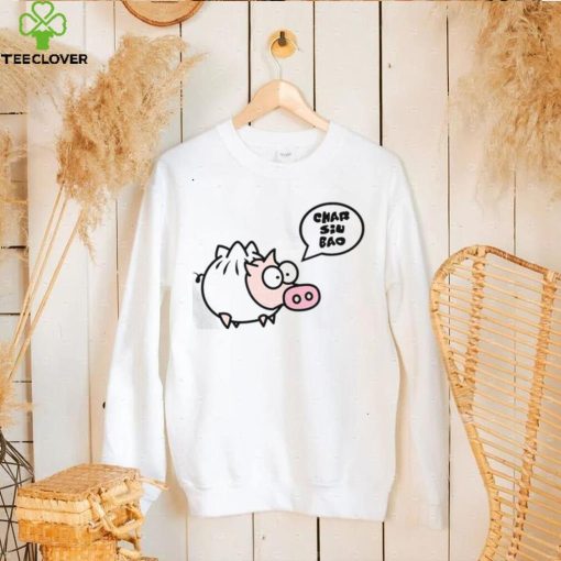 Dim Sum Char Siu Bao Funny Pig Design Unisex T Shirt