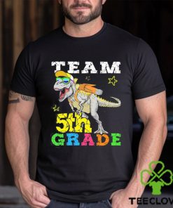 Dinosaur Back To School 5th Grade Shirt