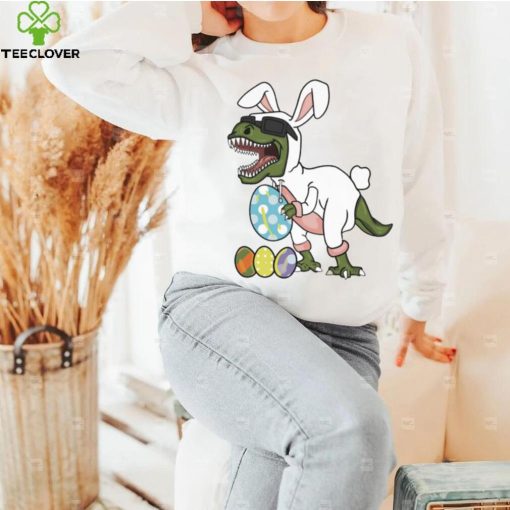 Dinosaur Bunny Happy Easter day hoodie, sweater, longsleeve, shirt v-neck, t-shirt