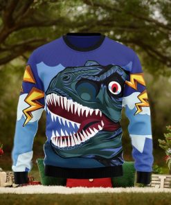 Dinosaur Face Ugly Christmas Sweater Gift Men Women