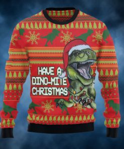 Dinosaur Funny Christmas Sweater For Men Women