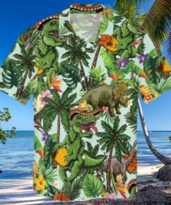 Dinosaur Hawaiian Shirt Aloha Beach Shirts Summer Hawaiian