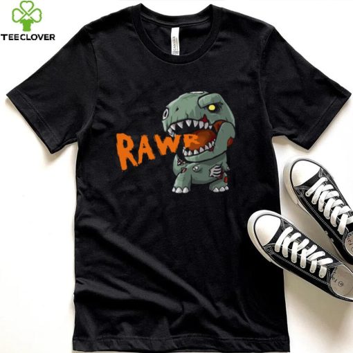 Dinosaur T Rex Rawr Mummy Pumpkin Halloween For Kids Unisex T Shirt