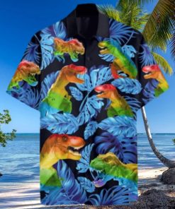 Dinosaur T rex Funny Dinosaur Hawaiian Shirt
