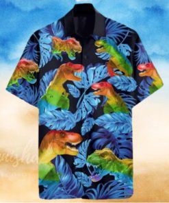 Dinosaur T rex Funny Dinosaur Hawaiian Shirt