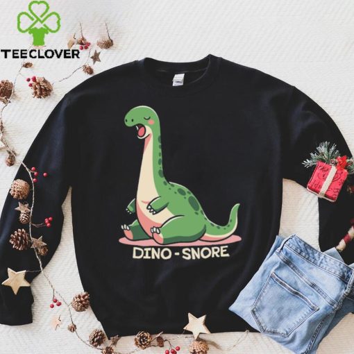 Dinosaur sleep dino snore shirt