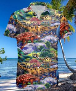 Dinosauria Dinosaur Hawaiian Shirt