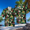 Dinosaurs Pineapple Tropical Flower Summer Jurassic Park Hawaiian Shirt