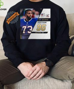Dion Dawkins Rank 96 The NFL Top 100 Players Of 2024 T Shirt