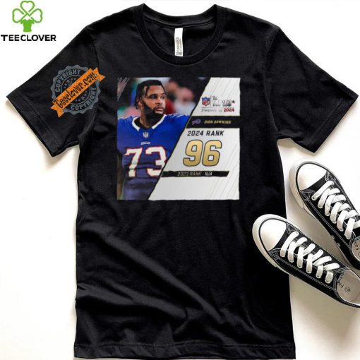 Dion Dawkins Rank 96 The NFL Top 100 Players Of 2024 T Shirt