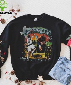 Dirk Nowitzki Dallas Mavericks Mitchell & Ness Crowned T Shirt 6 Dirk Nowitzki Dallas Mavericks Mitchell & Ness Crowned T Shirt
