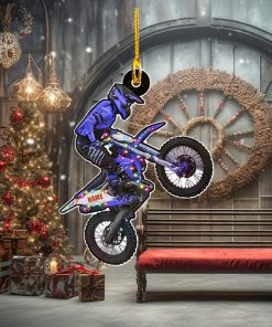 Dirt Bike Personalized Acrylic Ornament