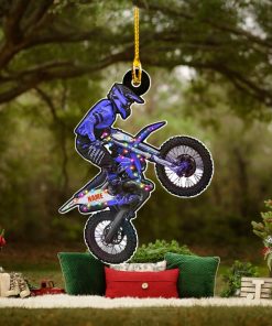 Dirt Bike Personalized Acrylic Ornament