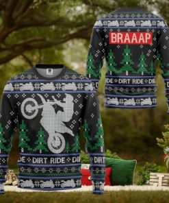 Dirt Ride Braaap Ugly Sweater For Christmas
