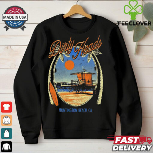 Dirty Heads Off Duty Tour Huntington Beach CA Shirt
