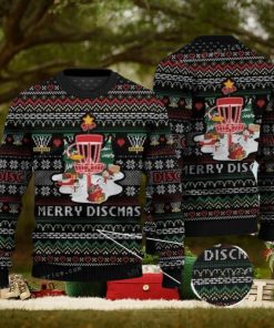 Disc Golf Lovers Gift Merry Discmas Womens Ugly Sweater