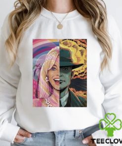 Discussingfilm Barbie Vs Oppenheimer Art By Jonattfieldart hoodie, sweater, longsleeve, shirt v-neck, t-shirt