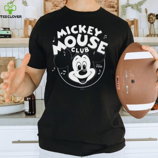 Disney 100 Mickey Mouse Club Logo Black & White Retro D100 T hoodie, sweater, longsleeve, shirt v-neck, t-shirt