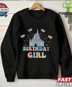 Disney Birthday Girl Birthday Crew T Shirt