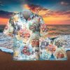 Funny American Hot Dog 4Th Of July Independence Day Hawaiian Shirt