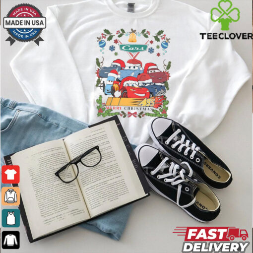 Disney Cars Merry Christmas Sweatshirt, McQueen Mater Doc Sally Luigi Guido Christmas Disney World Trip Shirt