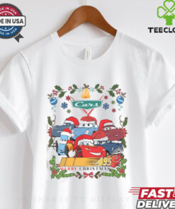 Disney Cars Merry Christmas Sweatshirt, McQueen Mater Doc Sally Luigi Guido Christmas Disney World Trip Shirt