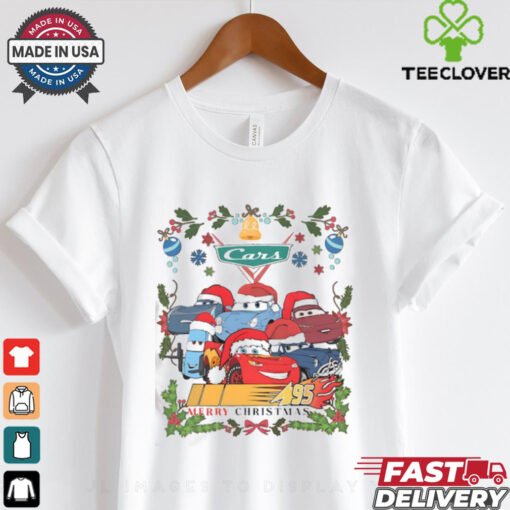 Disney Cars Merry Christmas Sweatshirt, McQueen Mater Doc Sally Luigi Guido Christmas Disney World Trip Shirt