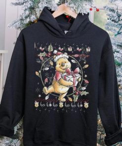 Disney Christmas Winnie The Pooh Ugly Sweater Style Designed T shirt