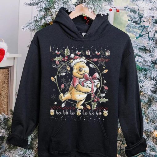 Disney Christmas Winnie The Pooh Ugly Sweater Style Designed T shirt