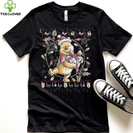 Disney Christmas Winnie The Pooh Ugly Sweater Style Designed T shirt