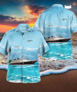 Disney Cruise Line Disney Wonder Cruise Ship Hawaiian Shirt Style Gift
