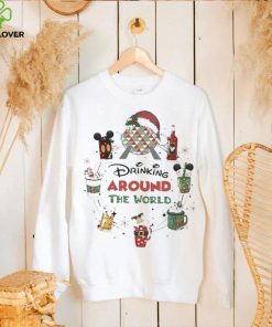 Disney Drinking Around The World Merry Christmas shirt