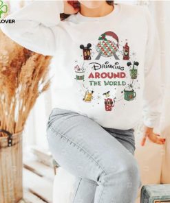 Disney Drinking Around The World Merry Christmas shirt