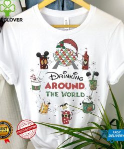 Disney Drinking Around The World Merry Christmas shirt
