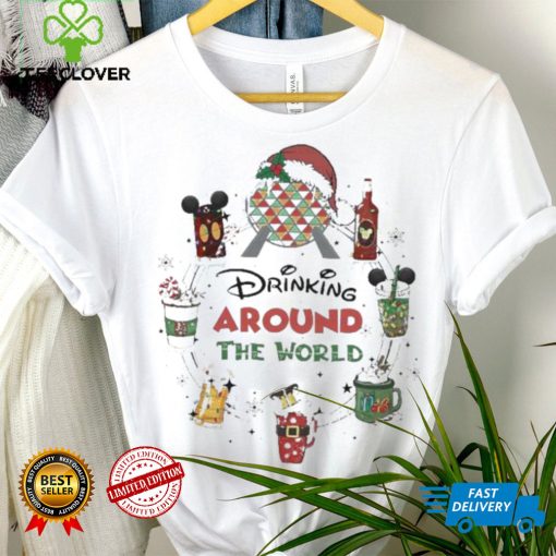 Disney Drinking Around The World Merry Christmas shirt
