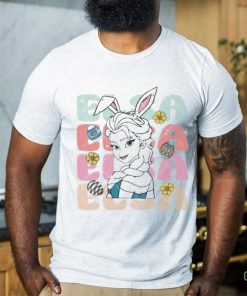 Disney Elsa Princess Easter Elsa Bunny shirt