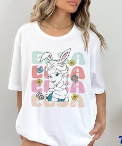 Disney Elsa Princess Easter Elsa Bunny shirt
