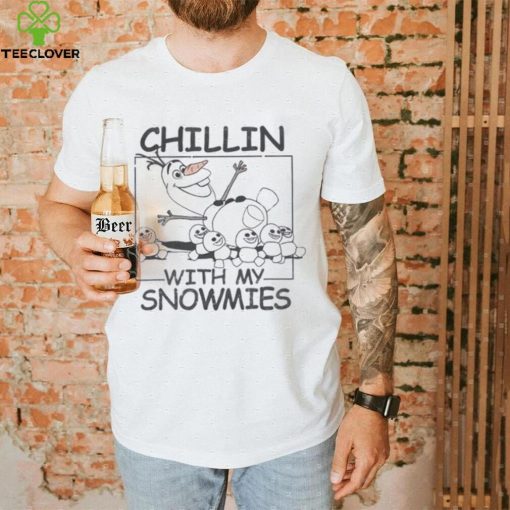 Disney Frozen Olaf Chillin With My Snowmies Portrait Christmas Shirt